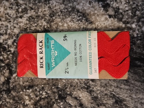 Vintage Rick Rack Sewing Notions Wright Talon 6 Packs - Various Colors - Picture 5 of 17