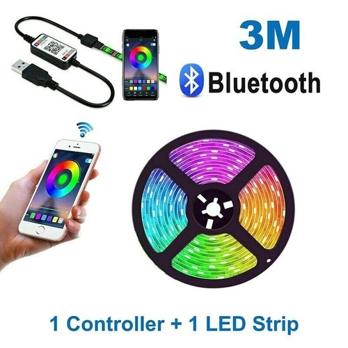 1-10M RGB Waterproof 30-150 LED Strip Light 5050 SMD APP Controlled DC 12V IP65 - Picture 14 of 27