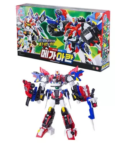 Mecard Ball MEGA AKAN Set Transformer Robot Akansphere & Wolfnix Toy Korean 2023 - Picture 1 of 3