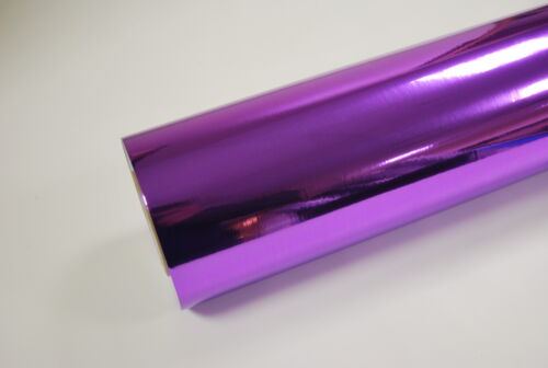 Mirror Chrome Vinyl Wrap (Air/Bubble free) All Colours All Sizes - Picture 8 of 8