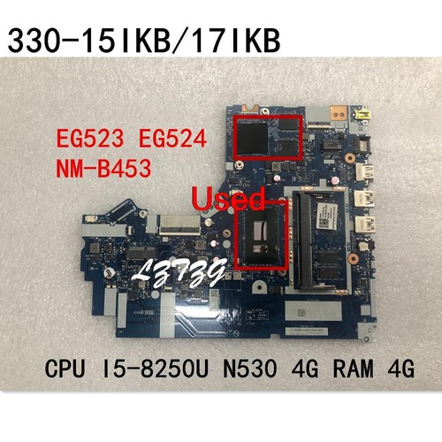 NM-B453 For Lenovo 330-15IKB/330-17IKB Motherboard I5-8250 4G N530 4G 5B20R19920 - 第 1/3 張圖片