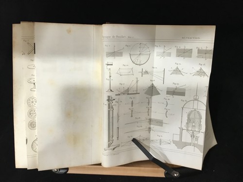 1853 Elements de Physique M. Pouillet French Meteorology 2 Volumes Folded Plates - Picture 10 of 12