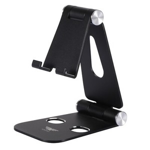 Handyhalterung Tisch Universal Alu schwarz Tablet Smartphone Halter Ständer