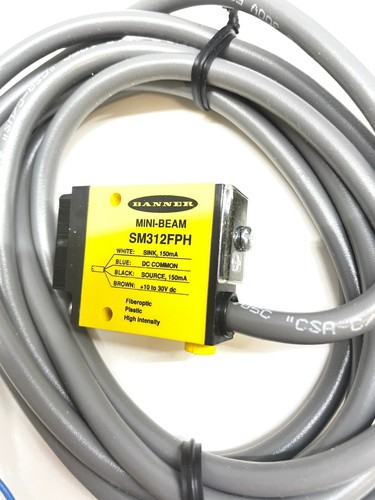 Banner Engineering SM312FPH Mini-Beam Fiber Optic Amplifier 26986 - Picture 6 of 8