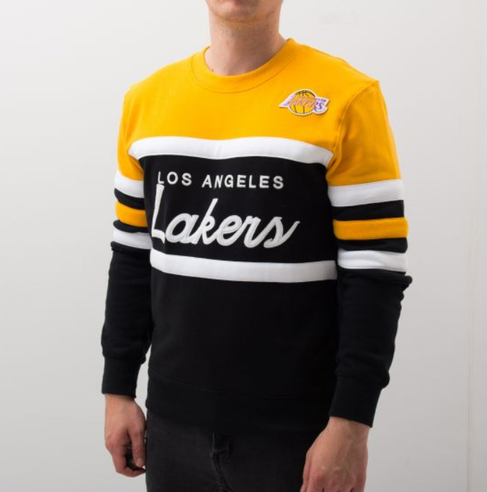Mitchell & Ness NBA Coach Los Angeles Lakers Hoodie Sweatshirt