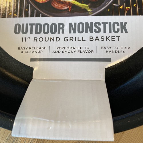 New All Clad Outdoor Nonstick Grill Roasting Basket 11" PFOA - Picture 3 of 10