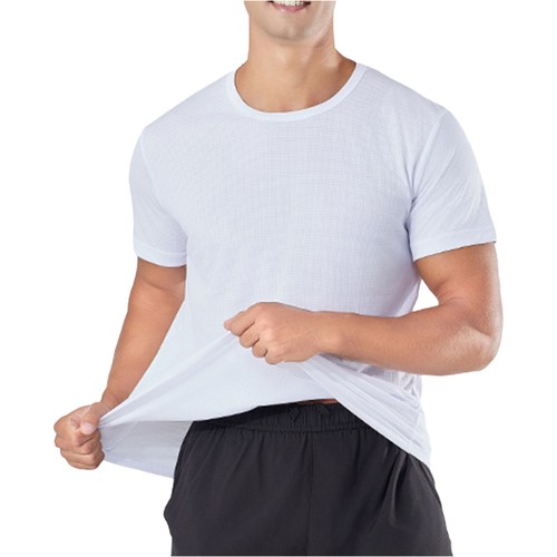 Camisas elásticas para hombre Camiseta de golf Ropa de playa atlética Correr Cuello redondo Músculo - Imagen 10 de 59