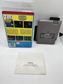 Toki Nintendo NES Game Complete in Box Original CIB  Rare!