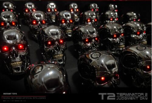 Pre-orden Terminator T2 T800 ENDOSKELETON Escala 1/4 Figura Calavera Modelo Ojos LED - Imagen 10 de 11