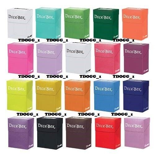 Ultra Pro Deck Box - Deck Card Protector - YUGIOH - POKEMON - BUY 2 GET 1 FREE - Foto 1 di 28