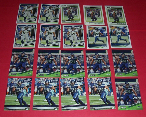 BOBBY WAGNER-Seahawks-Wash.-Huge-109 Card Lot (13Bowman/24Score-A-Treat+Inserts - Picture 5 of 7