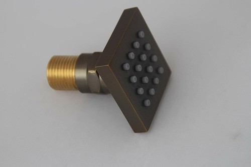 Badezimmer Duschset Deckenhalterung Niederschlag 6 Düsen Brause 20"x40" Antik Messing - Bild 6 von 9