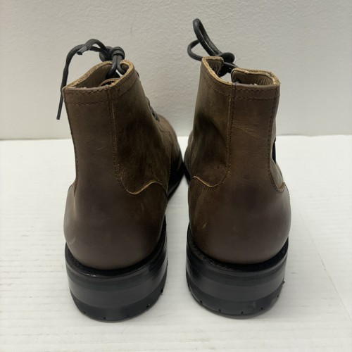 NEW Rhodes Footwear The Dean Boot Lace Up Leather Brown Sz 9.5 - Picture 9 of 12
