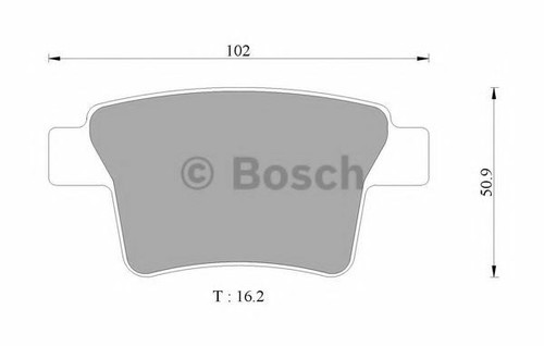 Bosch 0 986 AB9 355 Brake Pad Set - Picture 2 of 2