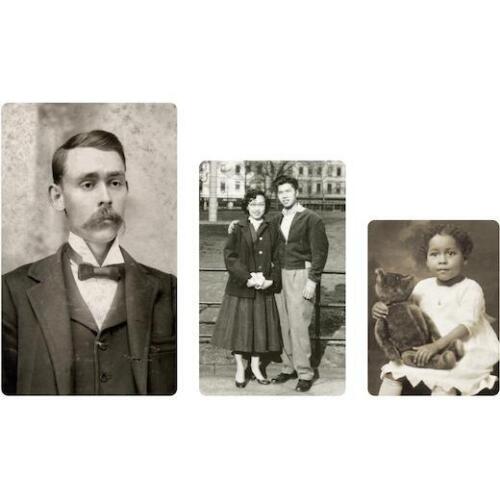 Tim Holtz Idea-ology Found Relative Vintage Portraits 45pcs TH93798 - Picture 3 of 3