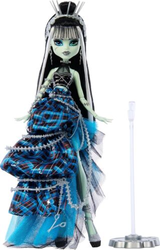 Muñeca Monster High Frankie Stein cosida en estilo moda alta costura coleccionable! - Imagen 3 de 7