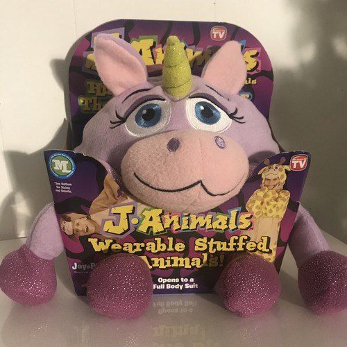 Jay At Play Janimals Wearable Unicorn SIZE Medium pajamas New - Picture 1 of 6