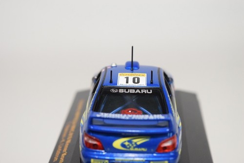 B21 1:43 IXO RAM072 SUBARU IMPREZA WRC #10 WINNER MONTE CARLO 2002 MAKINEN MIB - Foto 11 di 19