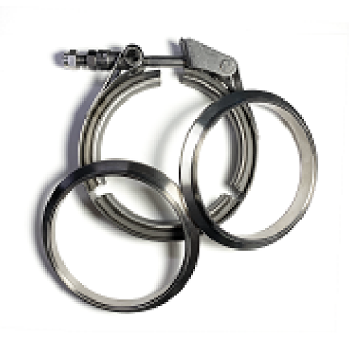 Stainless Bros 3" SS304 V-Band Quick Release Clamp Assembly (2 Flanges/1 Clamp) - Picture 4 of 10