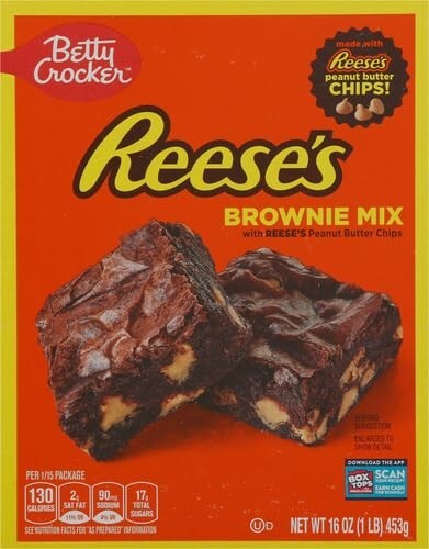 Betty Crocker REESE'S Peanut Butter Premium Brownie Mix, 16 oz - Picture 4 of 15