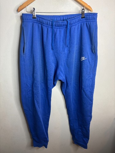 NIKE Men’s Sportswear Club Fleece Cuffed Jogger BV2671-480 Size XL Blue 6070