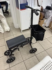 Equate Folding Knee Walker with Storage Bag, Crutch Alternative