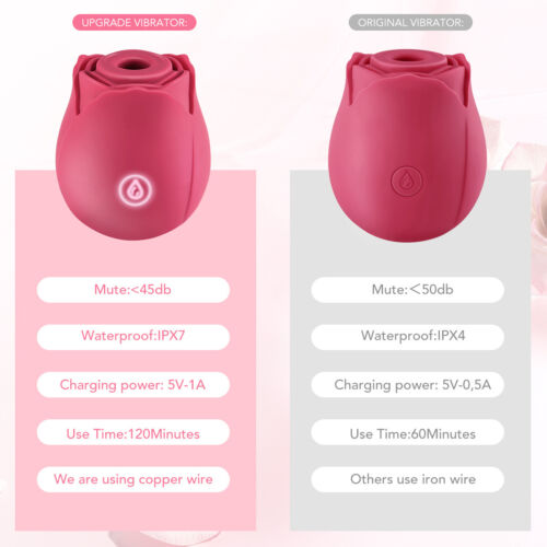 LOVONLIVE Rose Vibrator 10-speeds Nipple Masturbation Sucker Sex Toys for Women eBay photo pic