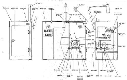 Agathon 150 SL2 Centerless Centreless Grinder Spare Parts Catalogue PDF Manual - Picture 6 of 8