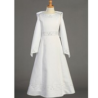Lito Plus Size Girls White Sleeveless First Communion Dress Shawl 18.5 on sale Lito Plus Size Girls White Sleeveless First Communion Dress Shawl 18.5 on sale
