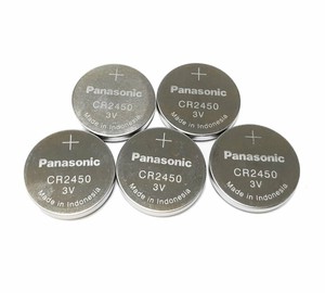 5 New Panasonic Cr2450 Cr 2450 Lithium Battery 3v Bulk Packaging Br2450 Ebay
