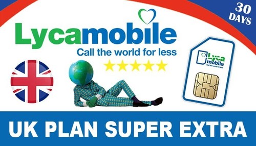 Lycamobile SIM Card & £10 Bundle Included 20GB - Picture 5 of 7