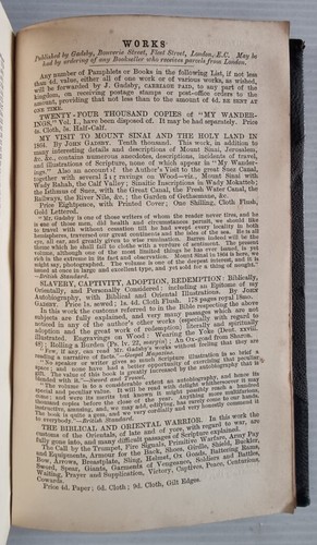 1894 / Travels in the East / John Gadsby / 2 Vols / Bible Int. - Picture 24 of 24