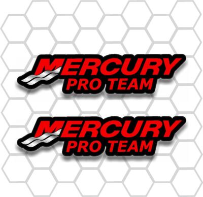 Mercury Pro-Team Fishing Graphics Marine Decals Professional Vinyl