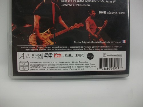 American Idiot Green Day DVD French Artwork Francais Sous Titree - Picture 3 of 11