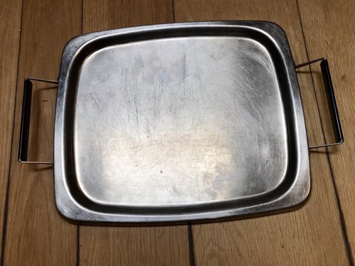Vintage Griddle Server Maid of Honor Sears Roebuck Heavy Stainless Sheet MCM - Picture 2 of 15