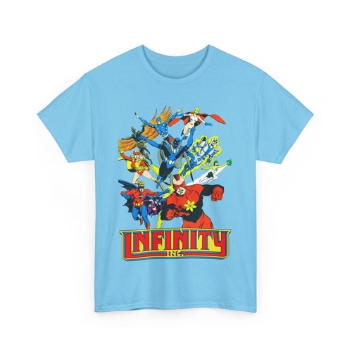 Infinity Inc T-Shirt - DC Comics - Jerry Ordway Art - Jade, Obsidian, Power Girl