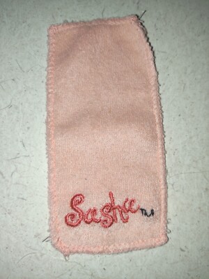 BRATZ Doll Sasha Pink Terry Cloth Beach Towel Monogram Accessory FREE SHIP