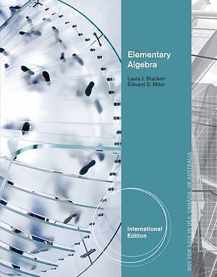 Elementary Algebra, International Edition by BRACKEN L J, MILLER E S