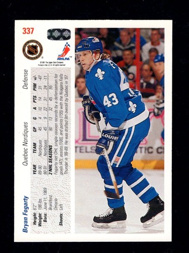 1991-92 Upper Deck Base Hockey Cards 301-400 Including Rookies - You Pick - Picture 297 of 793