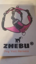 No Pull Dog Pet Harness Adjustable Control Vest Dogs Reflective Med New