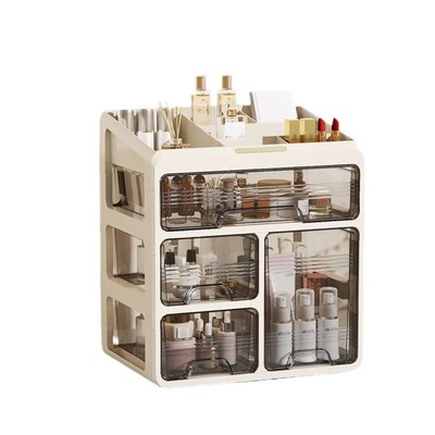 Mehrschichtige Make-up Organizer Box Transparent Kosmetik Aufbewahrung Regal