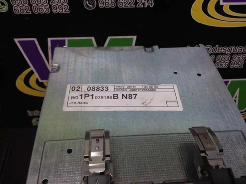 1P1035186BN87 Sistema Audio/Radio Cd para SEAT LEON (1P1) * 433585 - Imagen 1 de 5