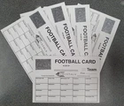 5 -10 - 20 - 50 Football Charity Fundraising Scratch Cards 20 Teams Social Clubs