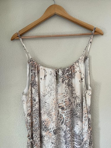 Jeanswest Cami Dress Light Floral Design Waist Tie Cami Size 8 - Picture 3 of 7