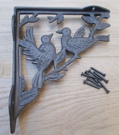 Cast Iron SHELF BRACKET wall shelf bracket cistern toilet sink metal chic - Picture 20 of 91