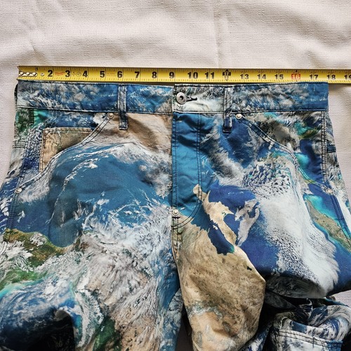 G Star Raw Pharrell Elwood 3D Tapered Hose Earth Art Camo Print W33 L30,5 - Bild 13 von 15
