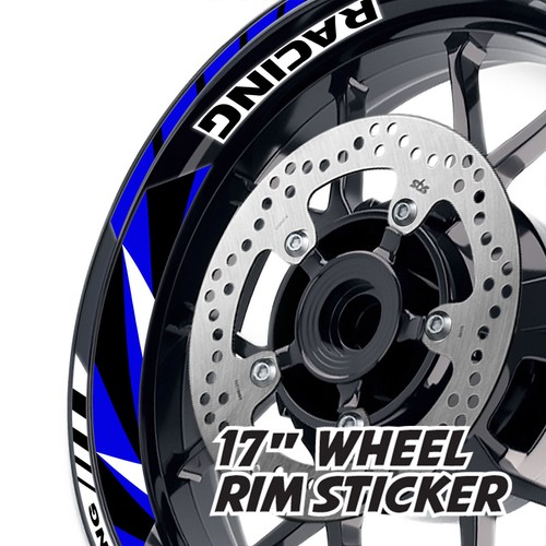 DIMA 17 inch Wheel Stickers For Yamaha MT10 FJR1300 MT09 FZ07 MT-07 YZF R6 FZ6R - Picture 6 of 48