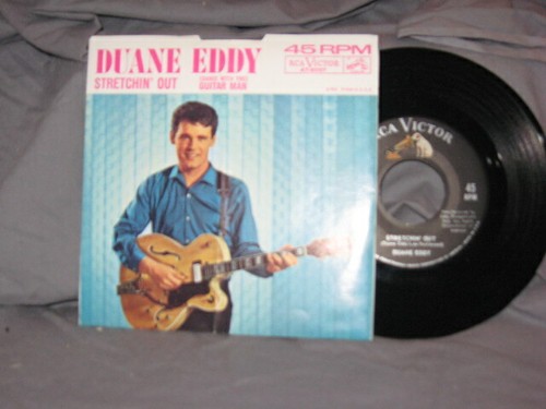 45 Record Duane Eddy Guitar Man With Picture SleeveEXC - Picture 2 of 2