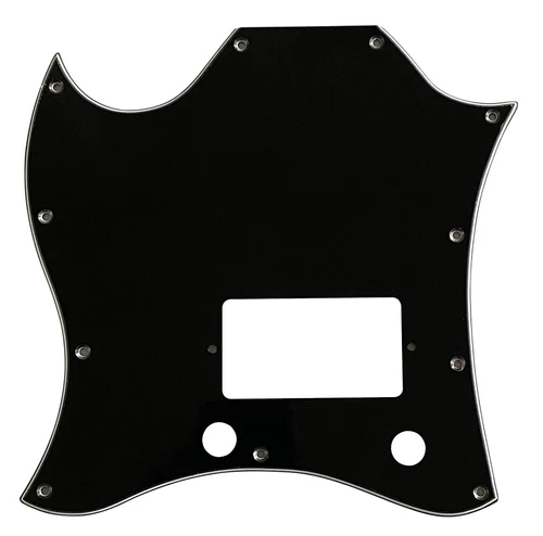 Custom For Gibson SG Standard Single Humbucker Lefthand Guitar Pickguard,Black