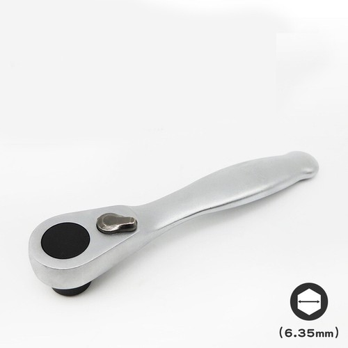 1/4 inch Handle Drive Socket Ratchet Spanner Wrench Quick Release 72 Teeth - Picture 8 of 11